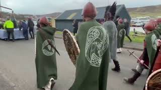 Scalloway Fire Festival gets underway Video Chloe Irvine [upl. by Elmo87]