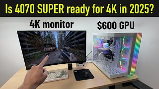 Can RTX 4070 SUPER handle 4K in the latest games [upl. by Lenssen105]