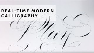 Play Modern Calligraphy by Melissa Esplin [upl. by Keelby]