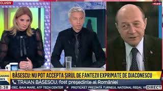 CONFRUNTARE INTRE DAN DIACONESCU SI TRAIAN BASESCU  Realitatea TV [upl. by Maritsa]