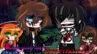 Afton Family meets Creepypasta  Gacha Club  Afton Family [upl. by Estrella]