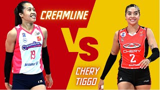 PVL LIVE🔴  Chery Tiggo Crossovers Women vs Cream line Womenvetriedits369 [upl. by Esertak438]