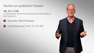 Politische Parteien  Staatsorganisationsrecht  Folge 9 [upl. by Shanon]