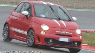 My 500 Abarth quot Scuderia quot  Racing Track Scenes Drift [upl. by Tevis]