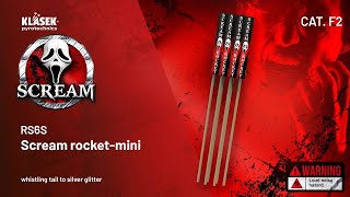 RS6S Scream rocketmini  Klasek pyrotechnics [upl. by Hunger168]