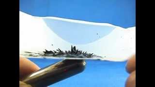 Synthesis of Aqueous Ferrofluid Glass Rod Variation [upl. by Aitnas337]