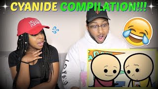 CYANIDE amp HAPPINESS COMPILATION 19 REACTION [upl. by Ahsiuqet]