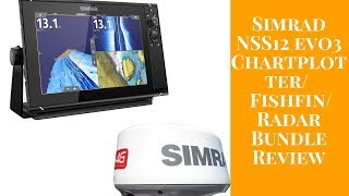 Simrad NSS12 evo3 FishfinderRadar Bundle Review [upl. by Fougere405]