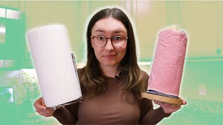 I tried reusable paper towels…and it didn’t quite go how I thought [upl. by Bikales82]