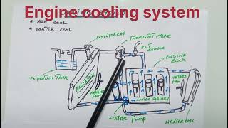 Engine cooling system in sinhala dnrengineering2462 [upl. by Rehpotsyrhc898]