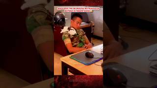 Ternyata bahu TNI membuat harimau mini ini nyaman tni tniindonesia bravo [upl. by Annnora]