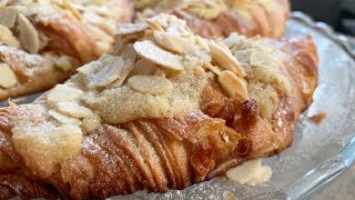 The best and easy almond croissant [upl. by Enohsal890]