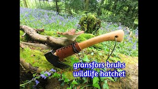 gransfors bruks wildlife hatchet review and test [upl. by Jensen]