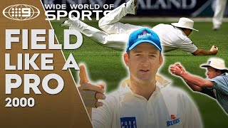 Mark Waugh gives the ultimate fielding masterclass From the Vault 2000  Wide World of Sports [upl. by Portwin165]