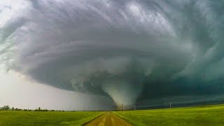 Chasing a Huge Tornado quotITS A MONSTERquot [upl. by Eleumas]