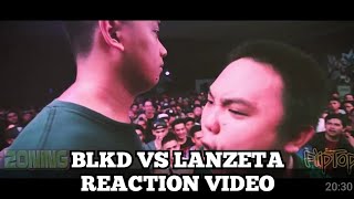 FlipTop  BLKD vs Lanzeta PRODUCER REACTION [upl. by Nelyk]