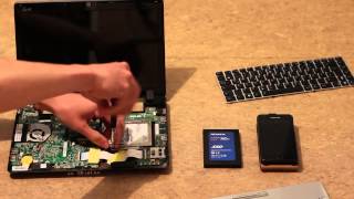 Asus EeePC 1201N SSD Upgrade [upl. by Druci152]