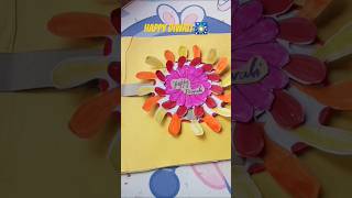 Happy DiwaliDiwali CardPataka wala cardart amp craft ideayoutube shortsshorts [upl. by Hildegard]