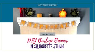 DIY Burlap Banner [upl. by Cire]