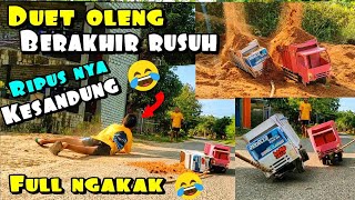 duet 0wl3ng miniatur truk berakhir rusuh garaquot ripus nya mletre mendem asek 🤣🤣 [upl. by Kiraa]