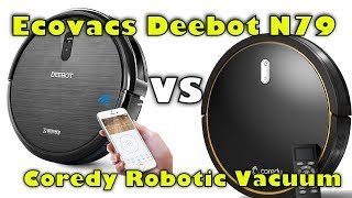 Ecovacs Deebot N79 vs Coredy Robotic Vacuum [upl. by Aksel234]