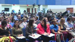 New HISD teachers prepare for first day [upl. by Tuorah716]