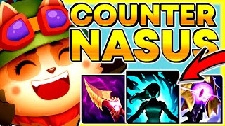 TEEMO vs NASUS BUILD  LETS COUNTER NASUS  TEEMO Q BUGGED  teemo leagueoflegends 388 [upl. by Aninaig]