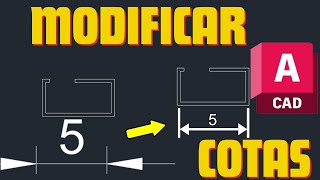 MODIFICAR las COTAS en AUTOCAD [upl. by Taam]