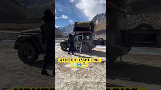 car Camping in india ☃️❤️🥶campervans kashmir india camping thar [upl. by Eleen136]