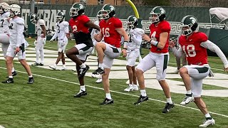 Michigan State Football  Spring Practice 4 [upl. by Arhna]