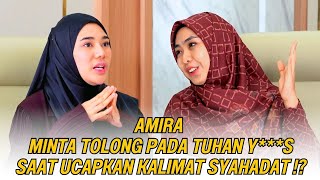 MUALLAF  TAK BISA HIDUP TANPA ALLAH CLARA SHINTA AMIRA talkabout [upl. by Ahsiken]