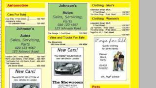 Creating a quotYellow Pagesquotstyle Telephone Directory with Adobe InDesign or QuarkXPress [upl. by Tteltrab]