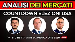 COUNTDOWN ELEZIONI USA  Analisi dei Mercati Finanziari del 3 Novembre 2024 [upl. by Nerehs]