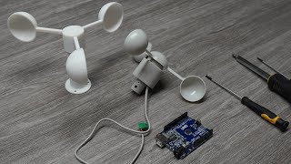 Windgeschwindigkeit messen mit dem Arduino amp Selbstbau Anemometer  Update [upl. by Murry]