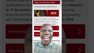 UNISA applications has been extended for admission 2024wwwunisaacza [upl. by Lansing29]