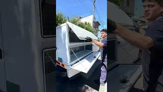 Carroceria con bauleras y soporte porta escalera  Para Pick up cabina doble [upl. by Naot]