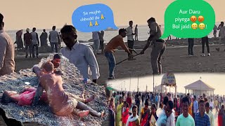 Daman beach🤬 experience and truth😯 sabse sasta beer 🍺 😳😳 The Stranger vlogs [upl. by Estele422]