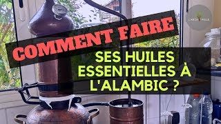 Comment faire ses HUILES ESSENTIELLES à LALAMBIC [upl. by Lahpos]