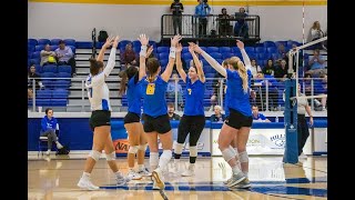 Tabor College vs Oklahoma Wesleyan University Volleyball [upl. by Yemaj]