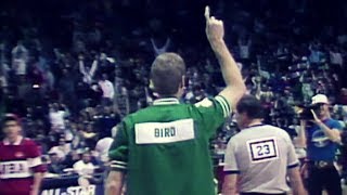 Larry Bird Wins 1988 3Point Shootout in WarmUp Jacket [upl. by Mellins24]