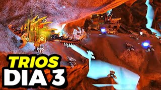 RAIDEO VOLCANICO en DIA 3  ARK GEN 1 [upl. by Ailekahs462]