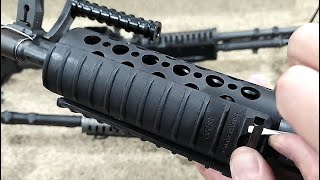 How to install Knights Armament rail covers on ANY Picatinny Rail [upl. by Eceinal]