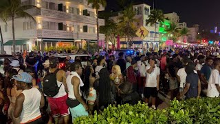 Ocean Drive Miami Beach Spring Break 2022 [upl. by Morty]