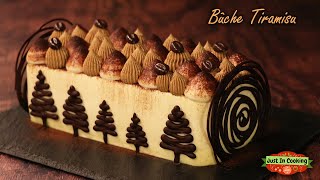 ❅ Recette de Bûche de Noël Tiramisu ❅ [upl. by Mir]