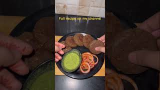 Mushroom Galouti Kebab recipe try kiya mushroomrecipe cooking asmr [upl. by Hamimej217]