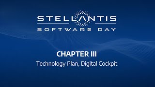 Stellantis Software Day Chap3  Technology plan digital cockpit [upl. by Ingham]