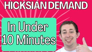 The Ultimate 9 Minute Guide to Hicksian Demand [upl. by Ynahpit576]