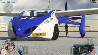 LivToAir AeroMobil FLYING CAR  Review  MSFS [upl. by Ettelorahc]