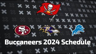 Buccaneers 20242025 Schedule Release All opponents for NEXT SEASON [upl. by Aihsoek488]