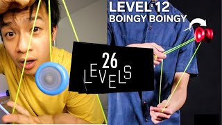 I Attempted WIREDs 26 Levels of YoYo Tricks Easy to Complex [upl. by Naibaf]